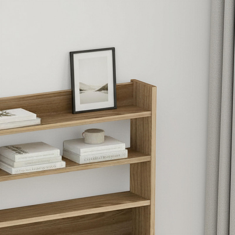 4 Piece Floating Shelf, Brown