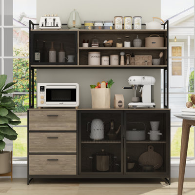 Nassima 59'' Sideboard with Bar Hutch