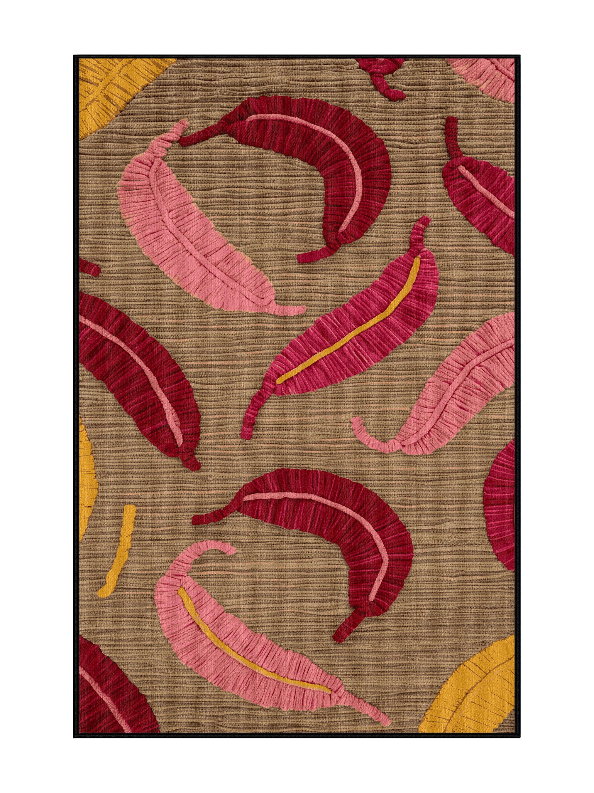 Foundry Select Washable Ulluco Vegetables Area Rug | Wayfair