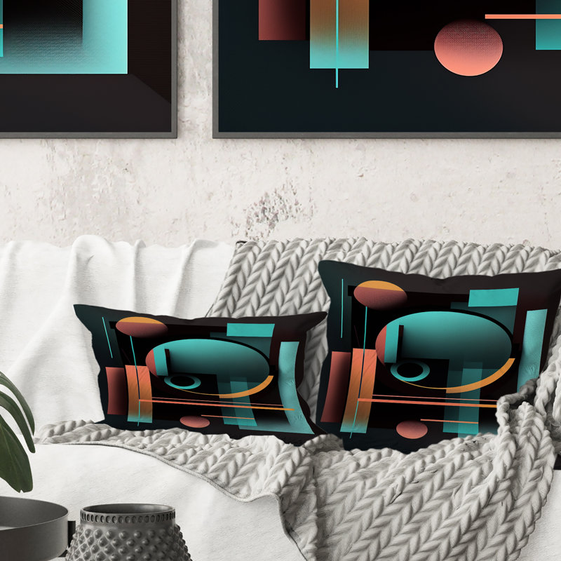 Coussin Minimal Bauhaus Dimensions II - Abstract