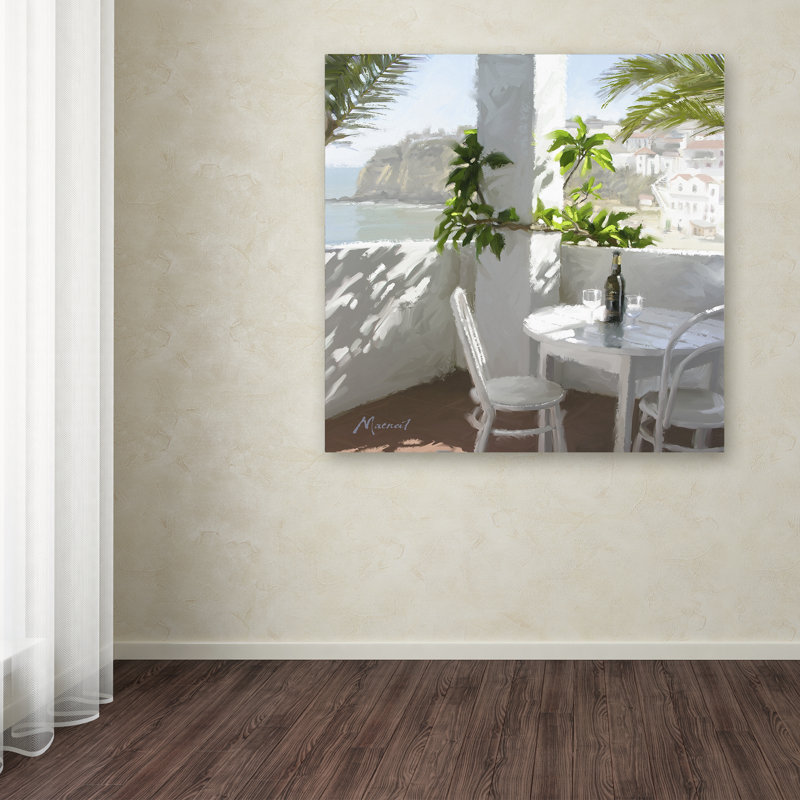 Mediterranean Café Still Life 24" x 24" Canvas Art