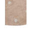 Tapis lavable rond à pois rose-100531645