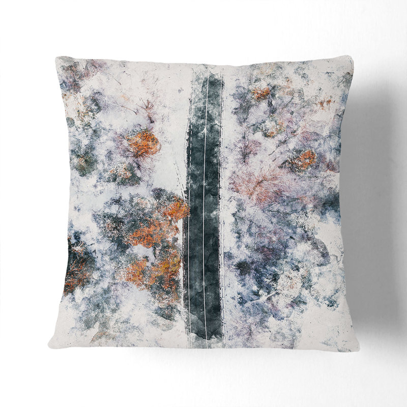 Square Throw Cushion, Stone, 40cm H x 40cm W x 15cm D