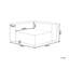 Alexs 1 Seater Corduroy Seating Component-595115613