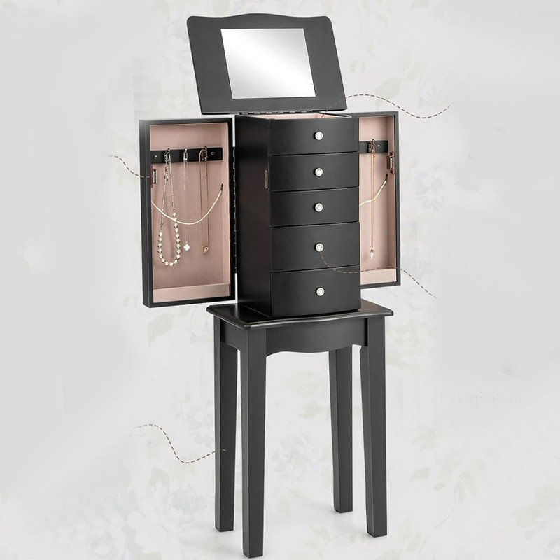 Armoire à bijoux avec miroir Pacjo