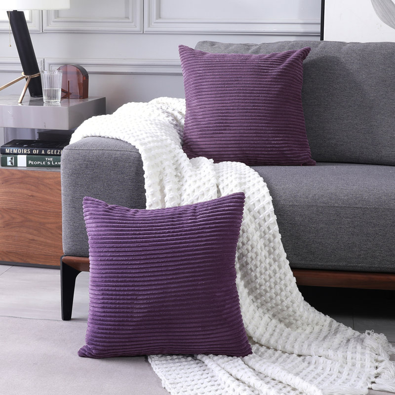 Avah Scatter Cushion Cover, Purple, 61cm H x 61cm W x 1cm D
