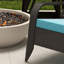 Chaise Adirondack en rotin Olayemi