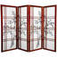 48" Double Cross Shoji Bamboo Tree Room Divider-1900380408-1900380411