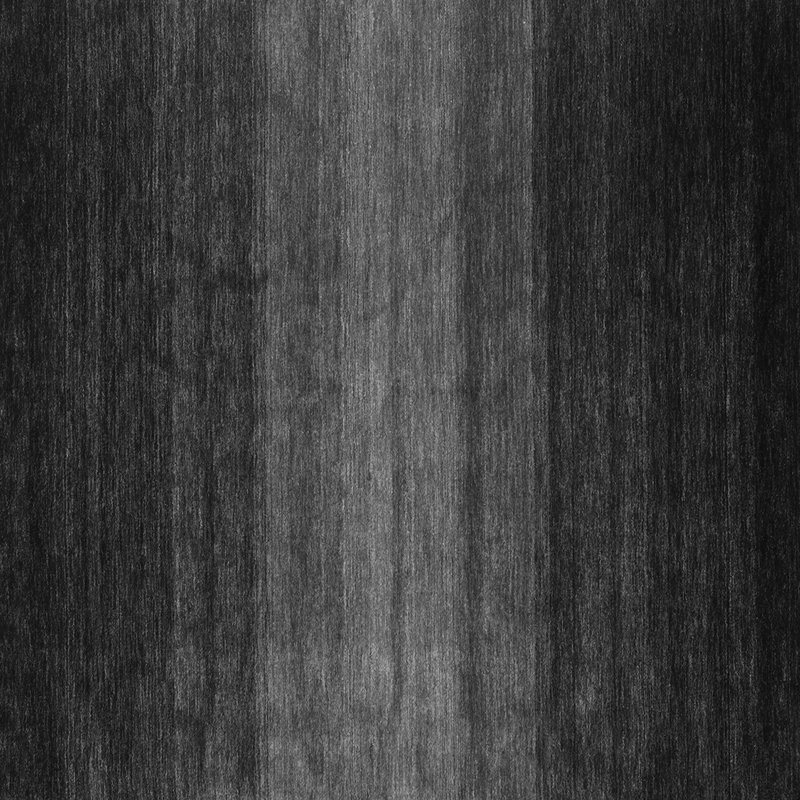 Tapis en chenille tissé à la machine en noir / gris Vytas, Carré 3 pi