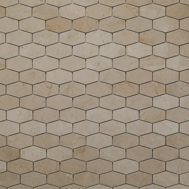 Carreau de mosaïque en marbre Ahwahnee