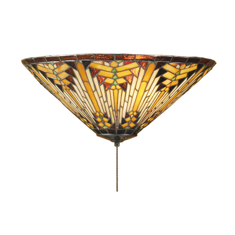Meyda Tiffany & Stained Glass 3 - Light Flush Mount