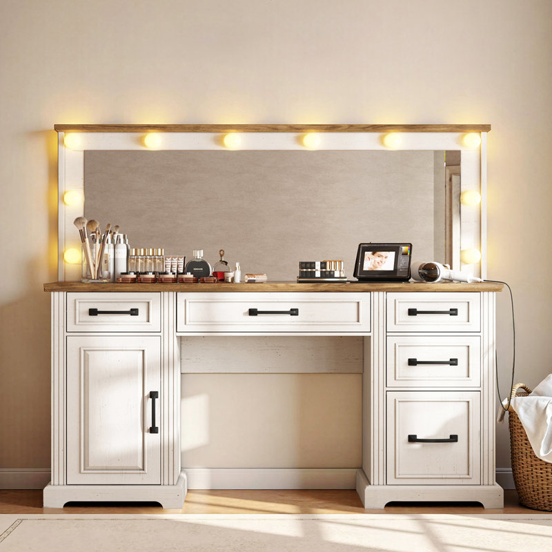 Coiffeuse Cioeta, Blanc