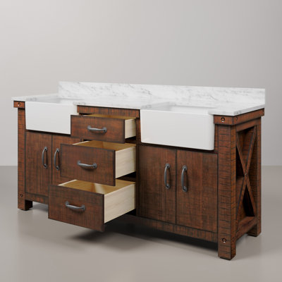 Ensemble de meuble-lavabo double 72 po Aiana