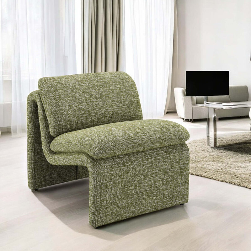 Chaise d'appoint innovante Elegance Jaeda, Green