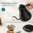 Electric Gooseneck Kettle with 5 Temperature Control Presets, Pour Over Kettle for Coffee & Tea