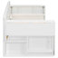 Lit de jour avec bureau amovible, tiroirs de rangement et table d'appoint hydraulique-1785299120-1785299121