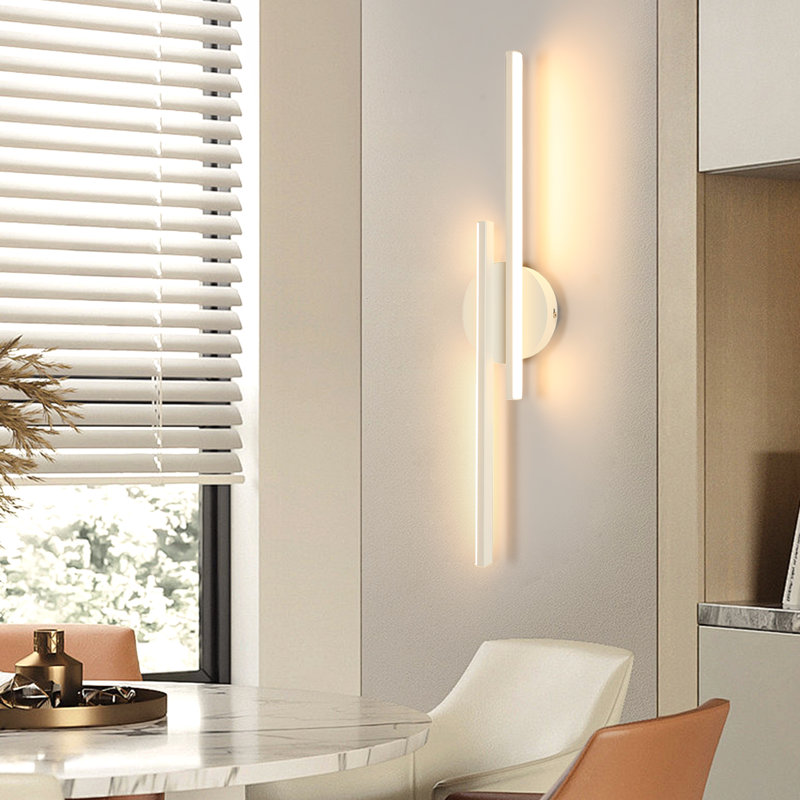 Modern 60cm White Linear Aluminium LED Wall Light