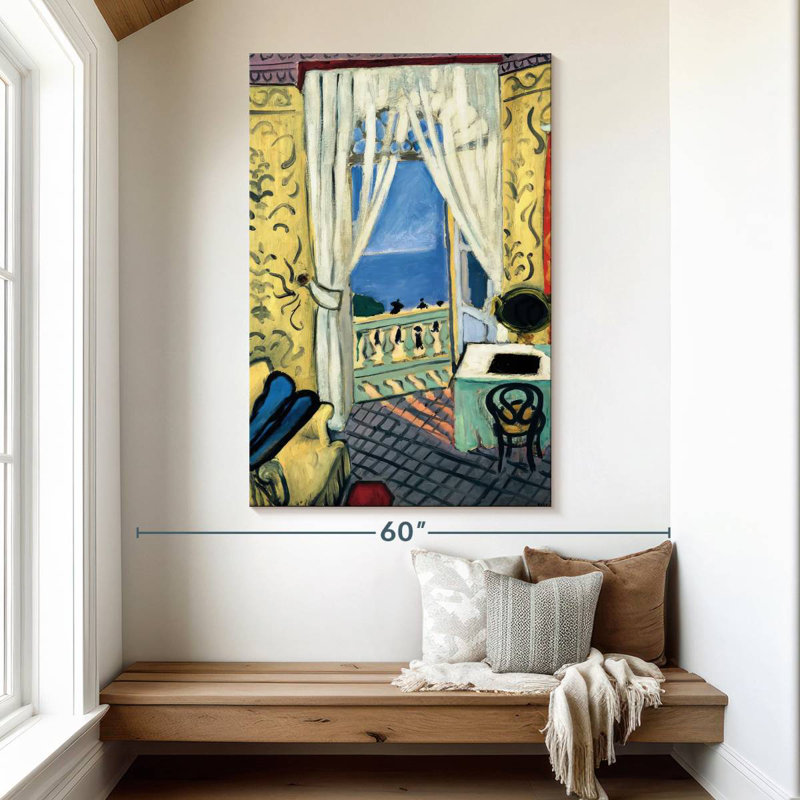 Lilie Interior With A Violin Case, 51" H x 34" W