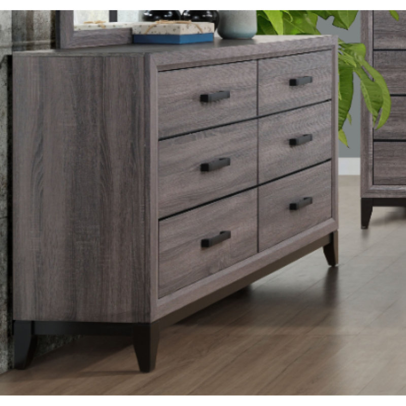 DRESSER MIRAGE FOIL GREY, Noir