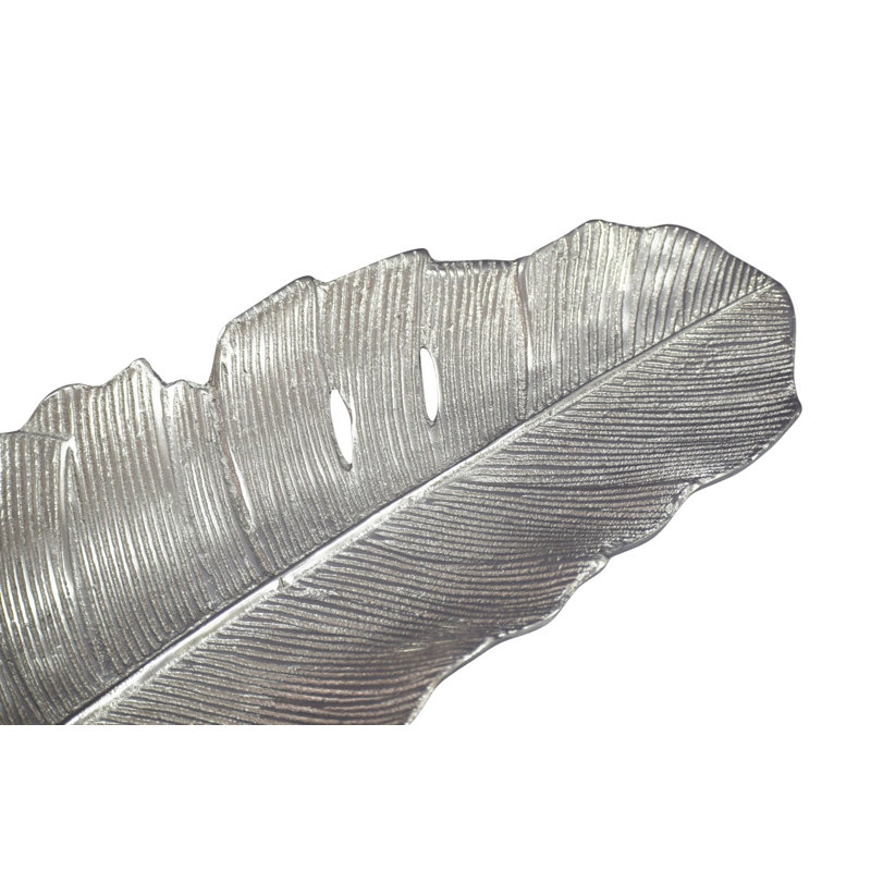 Figurine / Sculpture Decorative Object, 4cm H x 60cm W x 18cm D, Silver