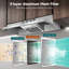 Hotte sous un meuble convertible 36 pouces 230CFM en acier inoxydable-130062357