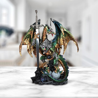 Dragon with Sword Figurine