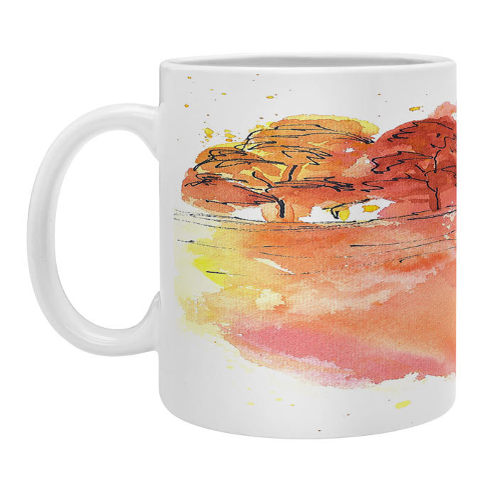 Grande tasse à café golden teinte