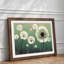 Entrancing Dandelion Flowers - Framed Print-1810719607-1810719611
