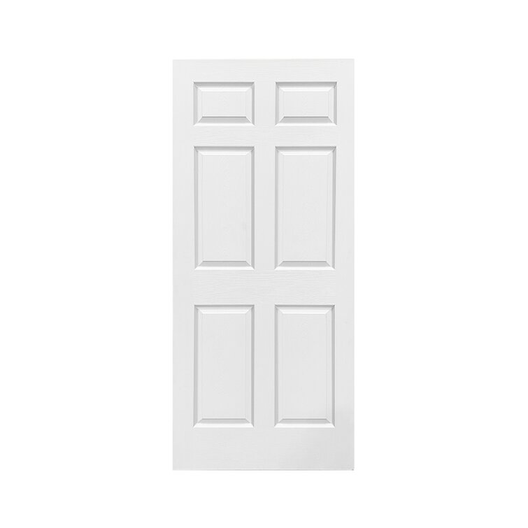 CALHOME 60 in. x 96 in. Hollow Core White Stained Solid Wood Interior Double Sliding Closet Doors