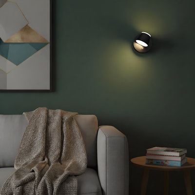 360° Rotation Led Rechargeable Battery Operated Wall Sconce With Remote