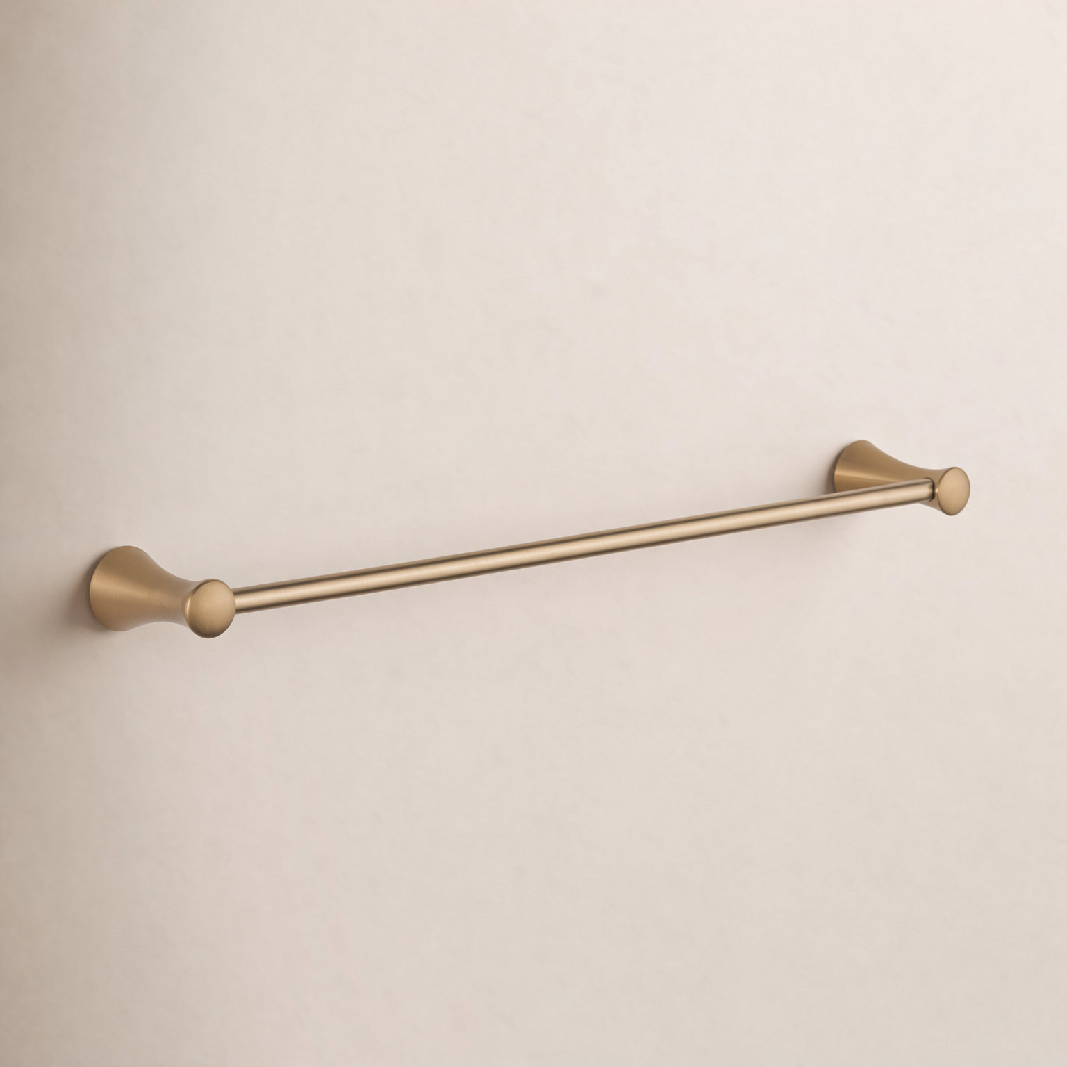 Lahara 24" Wall-Mounted Towel Bar, Brilliance Champagne Bronze, 24"