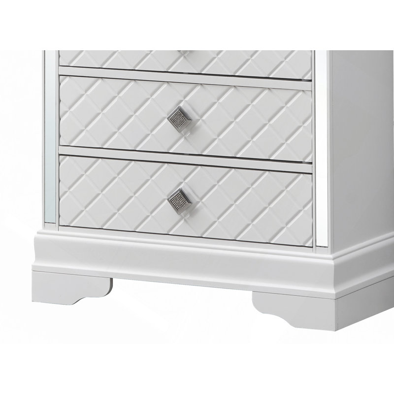 Commode à tiroirs, commode, Blanc