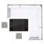 Ensemble de salle à manger rectangulaire avec coussins 127,9 po pour 5 personnes Faiqah-1638899725-1638899727
