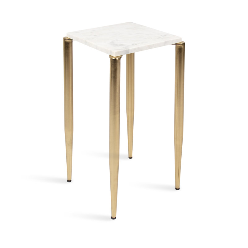 LeMaire Square Marble Top Drink Table