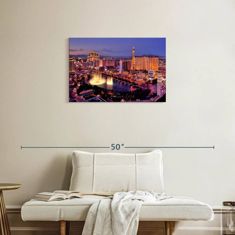 Sirci Las Vegas Night Glow, H 20 po x l 30 po