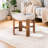 Nakita Contemporary  Round Upholstered Cushion Ottoman Stool