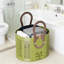 Plastic Fire Resistant Laundry Cart with Wheels-138034372