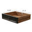 Buffet quatre tiroirs vieilli naturel 93 x 18 x 35 H-1300828254