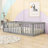 Wooden Floor Bed With Guardrails And Door-319040680