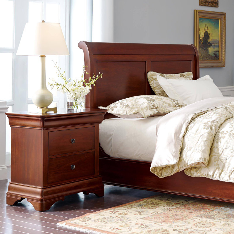Marseilles 3 - Drawer Solid Wood Nightstand