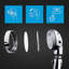 Chrome Drill-Free High Pressure Handheld Shower Head With Pause Switch-123247486