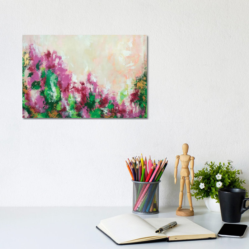Blossomed by Monika Mickute - Wrapped Canvas Painting, 20.32 cm H x 30.48 cm W