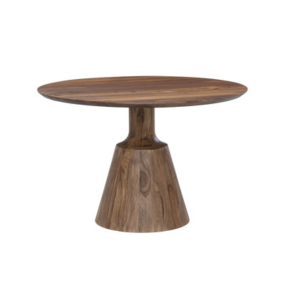 Rajna Round Solid Wood Dining Table