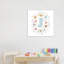 Lettre illustrée J bleue - impression-52820280-52820273-52820274