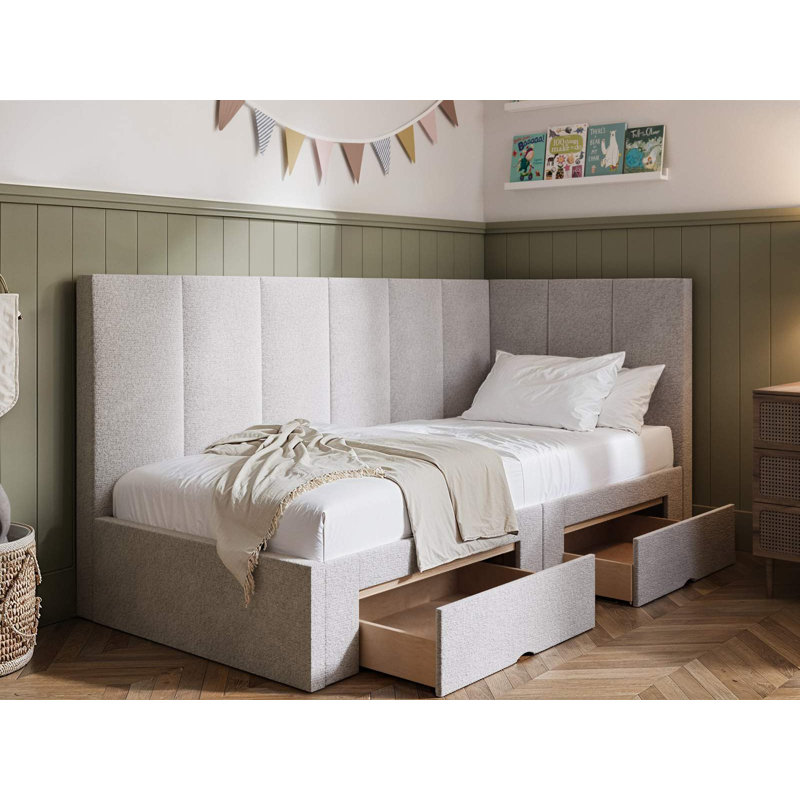 Upholstered Daybed, Beige