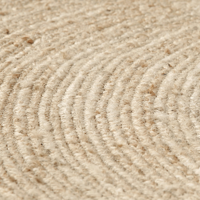 Sarina Jute / Sisal Hand Woven Area Rug, Round 183cm