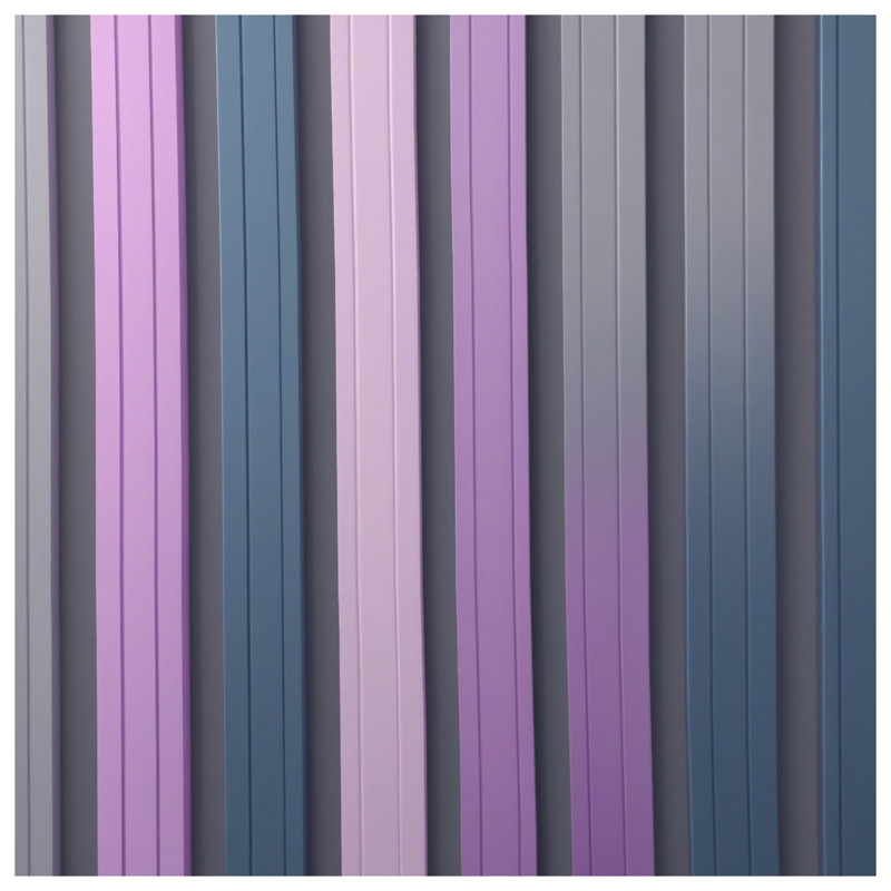 Vertical Striped Panels Comforter, Twin