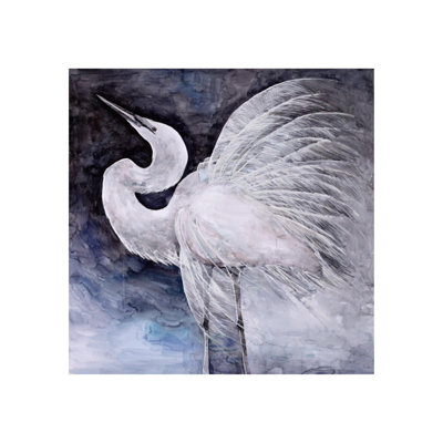 Egret Soiree Print by Beverly Fuller