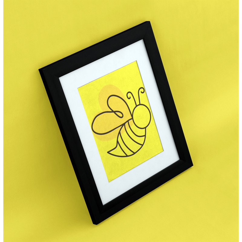 Bee Minimalist - Single Picture Frame Print