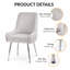 Tufted Velvet Upholstered Upholstered Back Side Chair-952821541-952821560